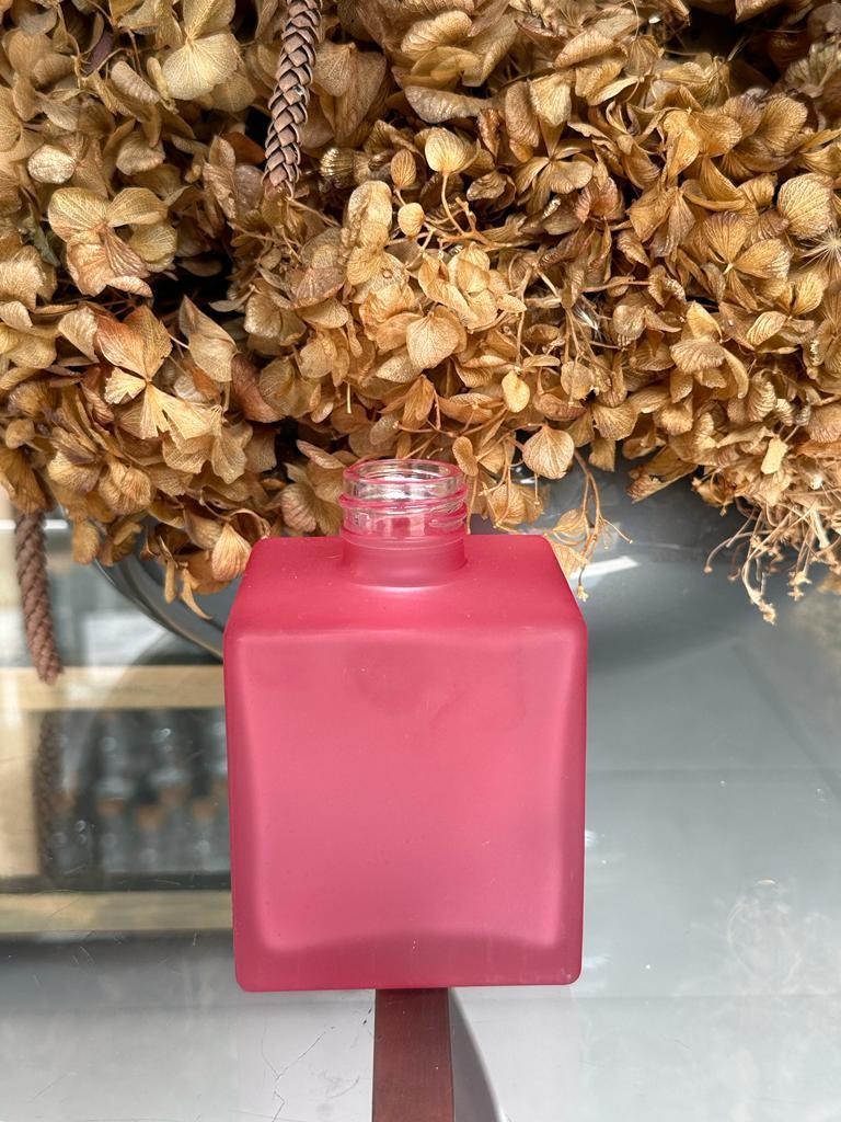 VID CUBE 250ML ROSA TRANSP FOSCO REF:9968 - UNID
