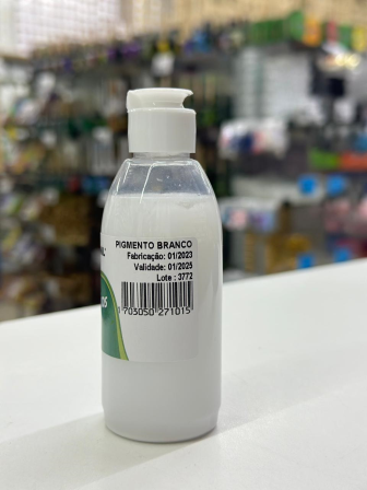 PIGMENTO COSMETICO BRANCO 100ML - UNID