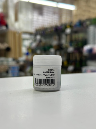 GLITTER PO COSMETICO PRATA 4GRS -