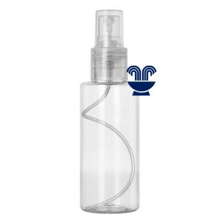 FRASCO PET 120ML  C/VALVULA NATURAL RISCADA - UNID