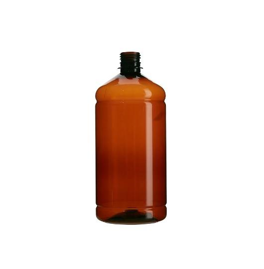 FRASCO PET 1000ML GARRAFAO AMBAR B/28 - UNID