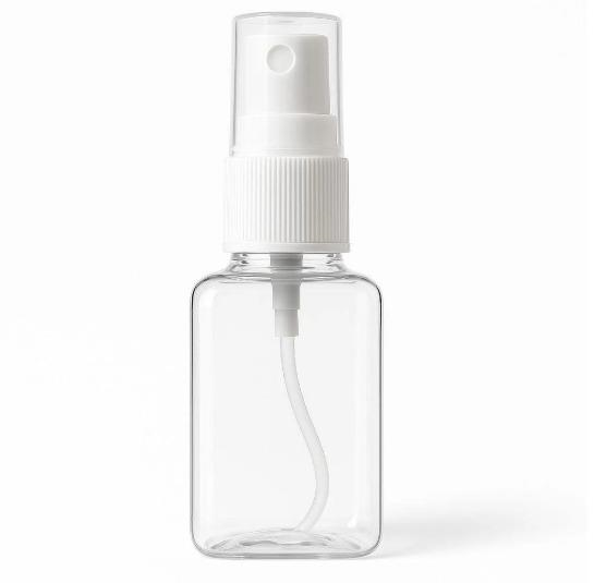 FRASCO 40ML QUADRADO C/VAL SPRAY BRANCA - UNID