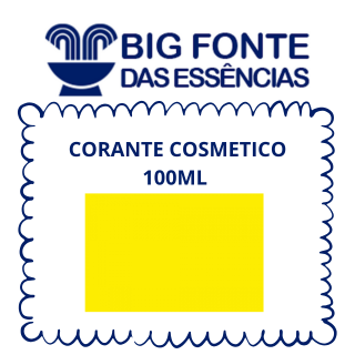 CORANTE COSMETICO 100ML AMARELO VIVO - UNID