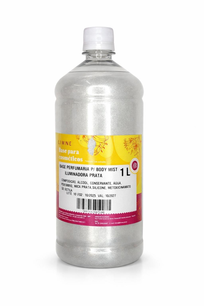 BASE PERFUMARIA BODY MIST PRATA 1LT - UNID