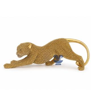 ENFEITE CERAMICA (RESINA) LEOPARDO G. LUXO REF:MLPD-25 - UNID