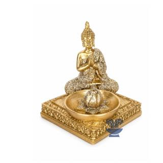 ENFEITE CERAMICA (RESINA) PORTA INCENSO MRES-B42 TRES - UNID