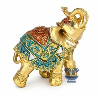 ENFEITE CERAMICA (RESINA) ELEFANTE PEQ. IND REF:MELF S100 - UNID