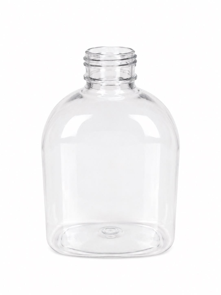 FRASCO PET 380ML QUADRADO CRISTAL R.28