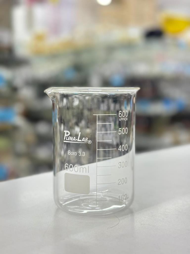 BECKER DE VIDRO GRADUADO 600ML - UNID