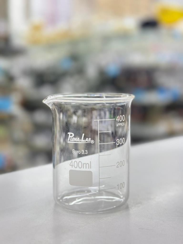 BECKER DE VIDRO GRADUADO 400ML - UNID