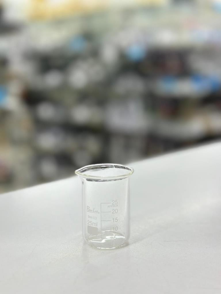 BECKER DE VIDRO GRADUADO 25ML - UNID