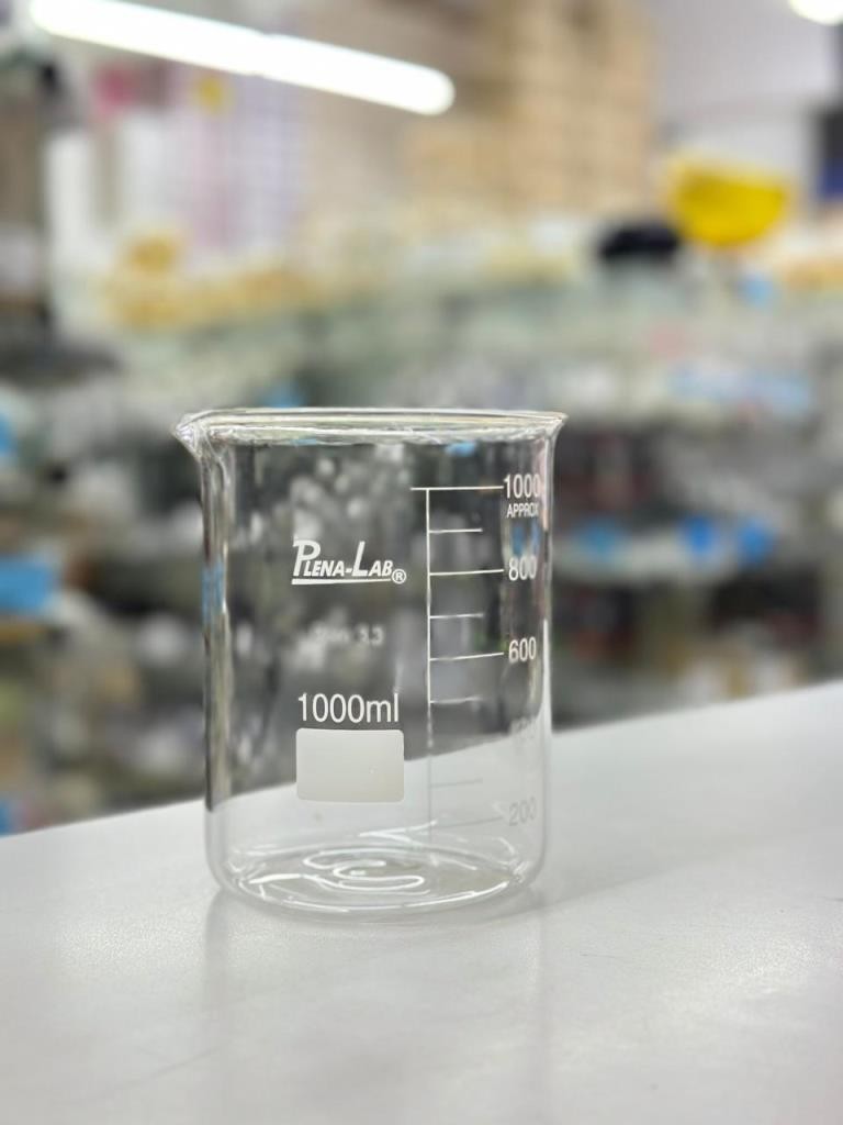 BECKER DE VIDRO GRADUADO 1000ML - UNID