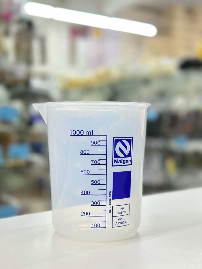 BECKER PLASTICO GRADUADO 1000ML - UNID