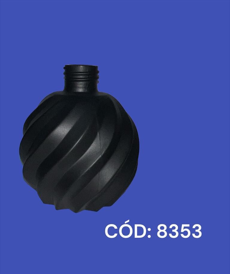 VID ESPIRAL 280ML PRETO FOSCO REF:4403-FO - UNID