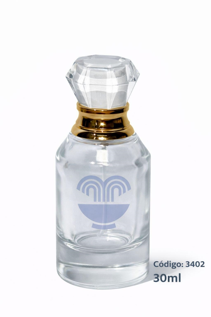 VID PERFUME REDONDO 30ML  C/VAL E SOBRETAMPA DIAMANTE REF:BM362887 - UNID