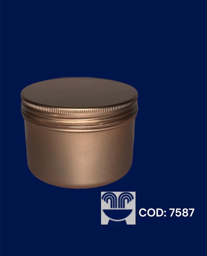 LATA DE ALUMINIO REDONDA G COBRE 150ML
