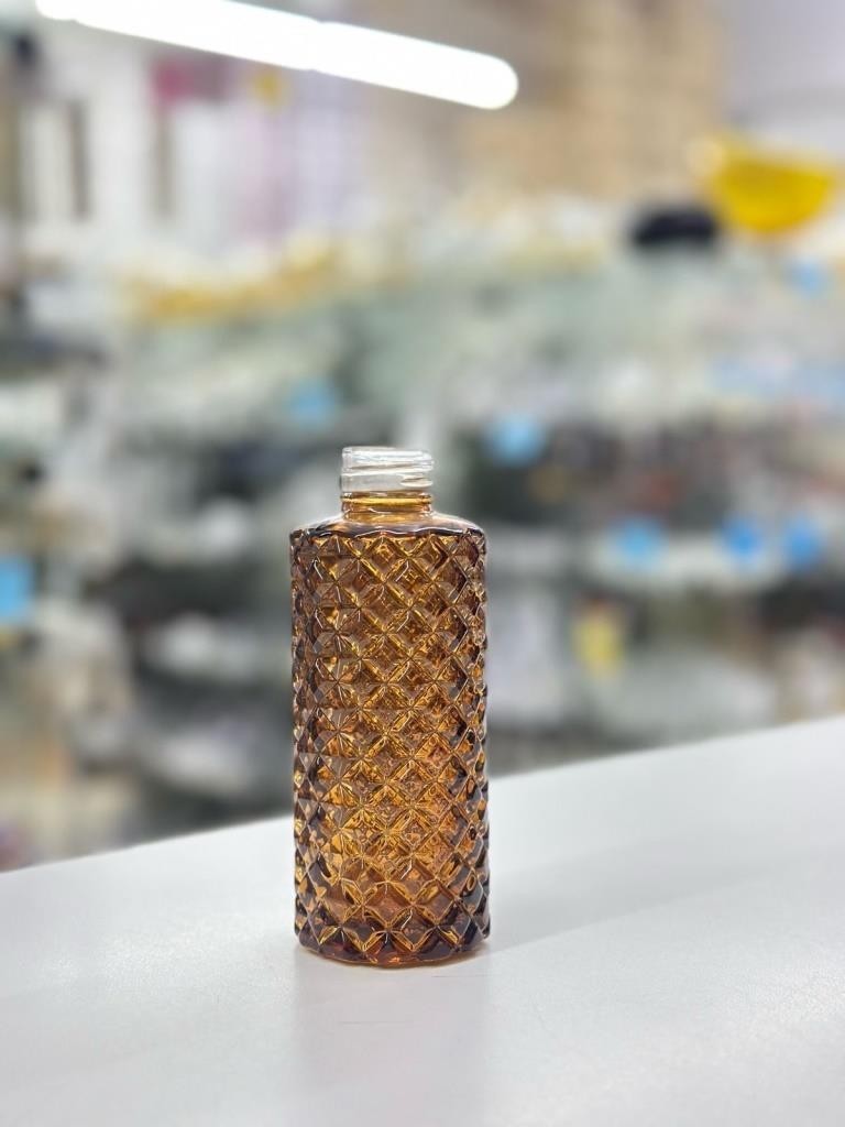 VID REDONDO DETALHE 150ML AMBAR REF:JR-1813 - UNID