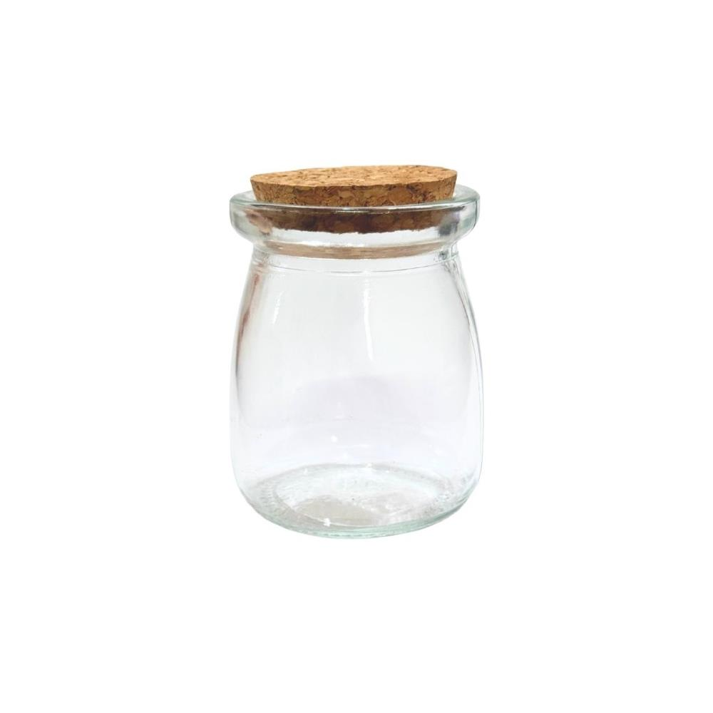 POTE DE VIDRO R.4200 MINI LEITE C/ROLHA