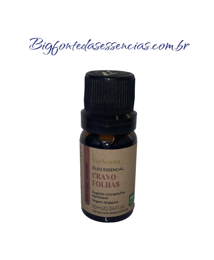 OLEO ESSENCIAL V A CRAVO FOLHAS 10ML - UNID