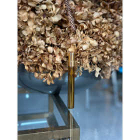 FLACONETE DE VIDRO 10ML AMBAR C/VAL DOURADA - UNID