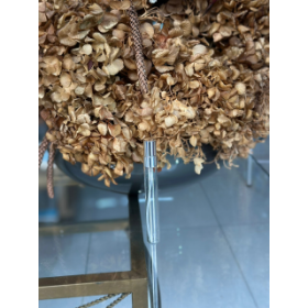 FLACONETE DE VIDRO 10ML TRANSP. C/VAL PRATA - UNID