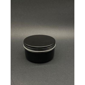 LATA DE ALUMINIO REDONDA PRETO FOSCO - UNID