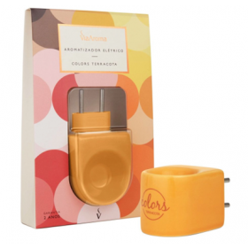 DIFUSOR ELETRICO PORCELANA LARANJA - UNID