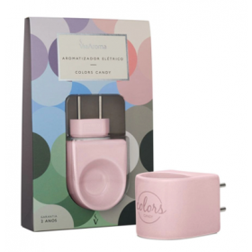 DIFUSOR ELETRICO PORCELANA ROSA - UNID