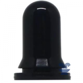 BULBO SILICONE PRETO - UNID