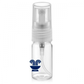 FLACONETE DE VIDRO 5ML COM VALVULA TRANSPARENTE - UNID