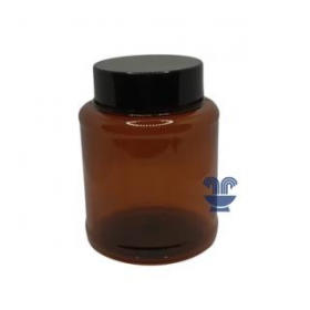 POTE 250GRS PET AMBAR C/TAMPA PRETA - UNID