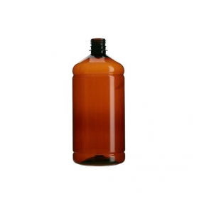 FRASCO PET 1000ML GARRAFAO AMBAR B/28 - UNID