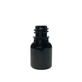 FRASCO PET 10ML AMBAR C/COLAR B/18 - UNID