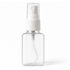 FRASCO 40ML QUADRADO C/VAL SPRAY BRANCA - UNID