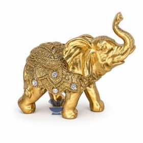 ENFEITE CERAMICA (RESINA) ELEFANTE MED; IND REF:MELF-Q200/K200 - UNID