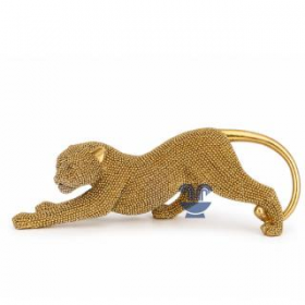 ENFEITE CERAMICA (RESINA) LEOPARDO G. LUXO REF:MLPD-25 - UNID