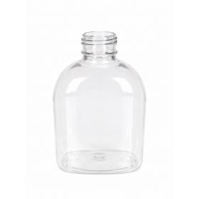FRASCO PET 380ML QUADRADO CRISTAL R.28