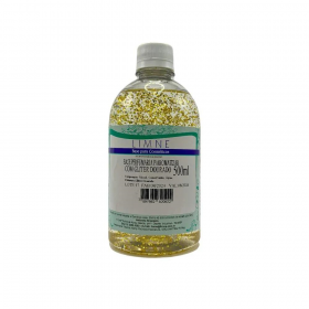 BASE P/AROMAT. C/GLITTER OURO 500ML LIMNE - UNID