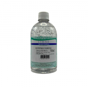 BASE P/AROMAT. C/GLITTER PRATA 500ML LIMNE - UNID