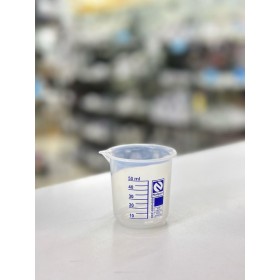 BECKER PLASTICO GRADUADO 50ML