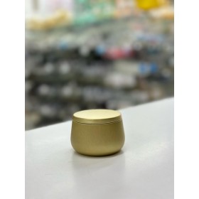 LATA DE ALUMINIO OVAL 120GR DOURADA FOSCA REF:24057 - UNID