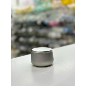 LATA DE ALUMINIO OVAL 120GR PRATA FOSCO  REF:24058 - UNID