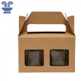 CAIXA MALETA 2 POTES 40ML KRAFT UNID