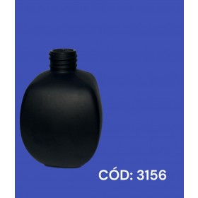 VID OVAL FOSCO PRETO 300ML REF:JR-1812 - UNID