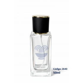 VID PERFUME SQUARE 50ML C/VAL LUXO E SOBRE TAMPA REDONDA