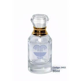 VID PERFUME REDONDO 30ML  C/VAL E SOBRETAMPA DIAMANTE REF:BM362887 - UNID