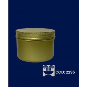 LATA DE ALUMINIO REDONDA G OURO 150ML - UNID