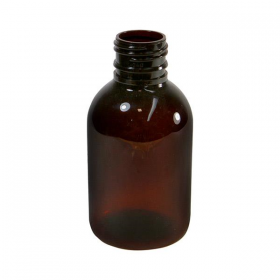 FRASCO PET 100ML AMBAR B24